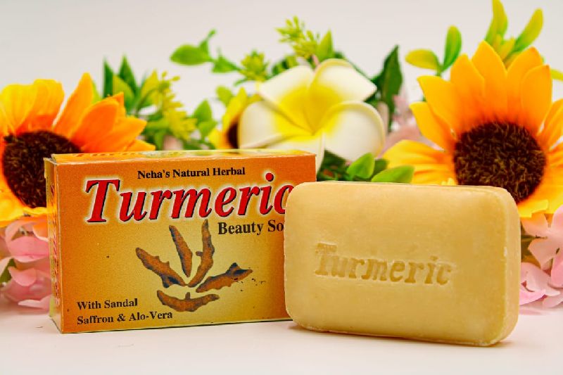 Rita Turmeric Beauty Soap, for Bathing, Size : 15 gms to 50 gms