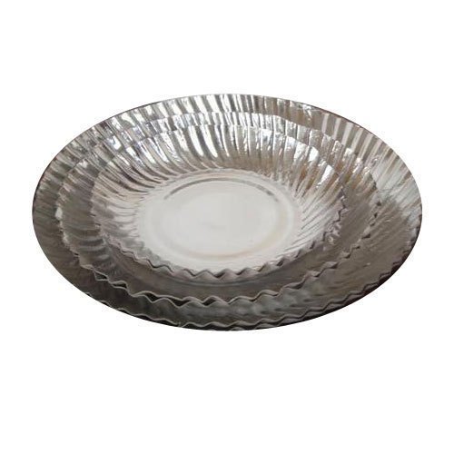 Biodegradable Silver Paper Plates, Size : Standard