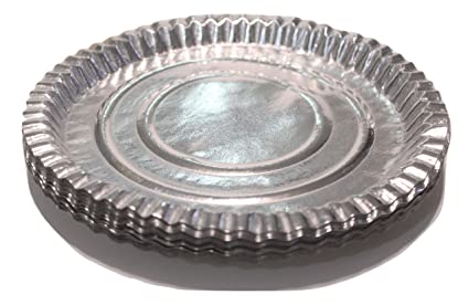 Eco Friendly Silver Paper Plates, Size : Standard