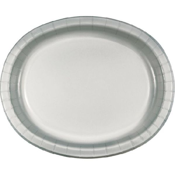 Oval Silver Paper Plates, Size : Standard