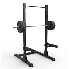 Iron SQUAT STAND, for Gym, Color : Black, Silver
