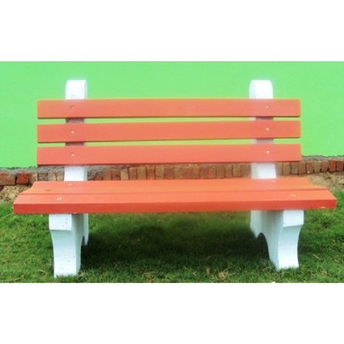 Rectangular Cement 4 Seater Garden Bench, for Public Sitting, Feature : Rustproof