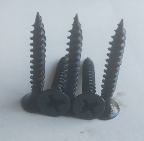 Mild Steel Black Screws