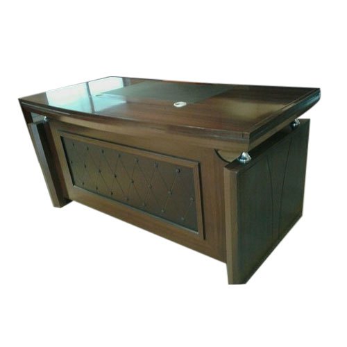 Laminated Office Wooden Table, Color : Brown