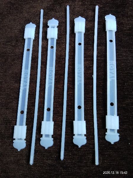 Plastic file clip /white plastic Flower clips