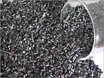 Black Recycled ABS Granules