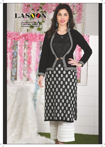 Buy online Multi Colored Woolen Kurti from winter wear for Women by Montrex  for ₹1299 at 35% off | 2023 Limeroad.com