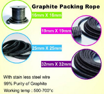graphite packing rope