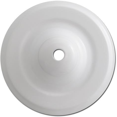 Round Silver Ceiling Plate