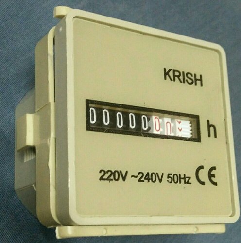 Krish Industrial Hour Meters, Voltage : 220V 50Hz
