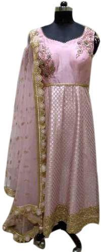 Varsim India Embroidered Anarkali Suit, Size : Small, Medium, Large, XL