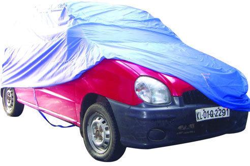 Plain HDPE Car cover, Color : Blue 