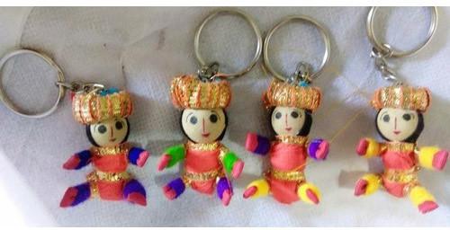Rajasthani Puppet Key Chain