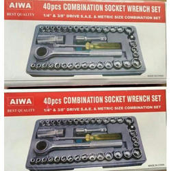 AIWA Carbon Steel Combination Socket Wrench Set