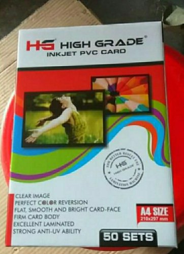 High grade PVC Inkjet Fusing Sheets, Length : 200*300