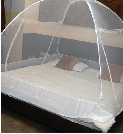 Polyester Portable Mosquito Net, Shape : Domed Shape