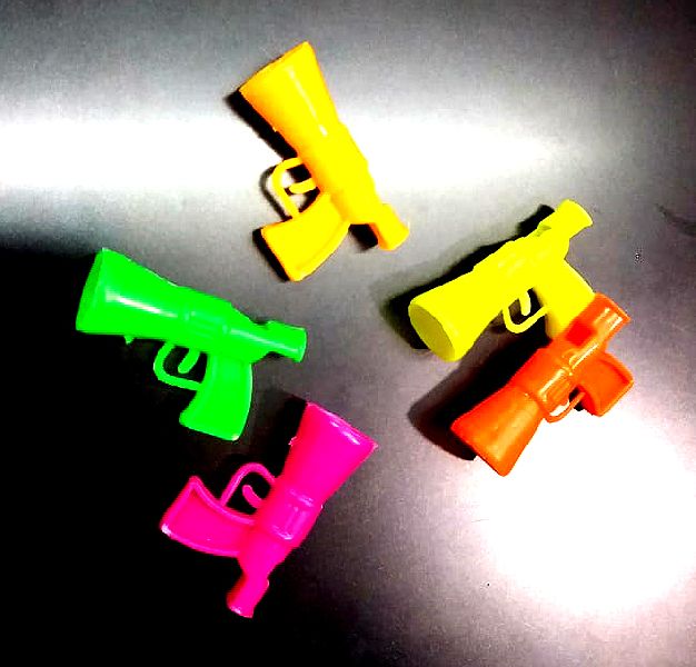 Plain Plastic Whistle Gun Toy