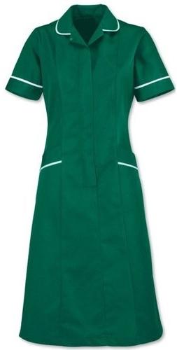 Green Cotton Hospital Nursing Dress