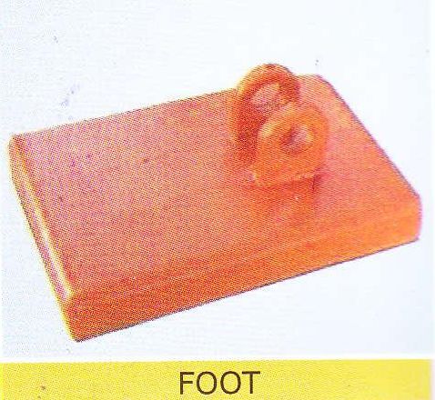 Color Caoted Iron JCB Stabilizer Foot, for Automative, Feature : Durable, Fine Finished