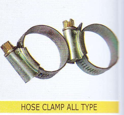 Coated Steel Hose Clamp, Size : 10-20mm