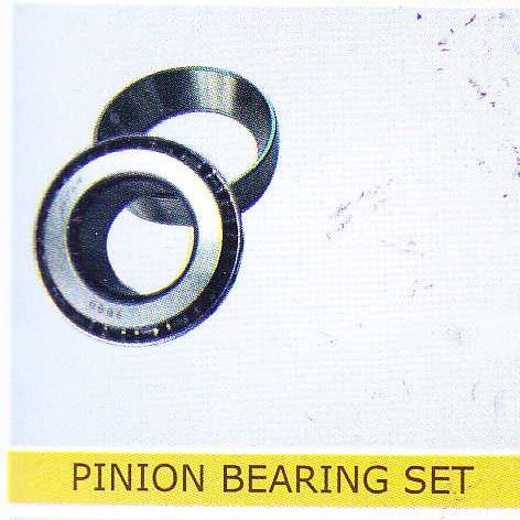 Round Polished Steel Pinion Bearing Set, Color : Shiny-silver