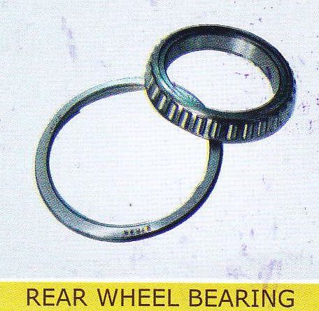 Round Steel Rear Wheel Bearing, Color : Grey