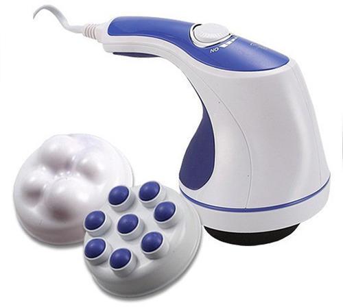ABS Full Body Massage Machine, for Pain Relief, Improve Circulation, Color : White Puple