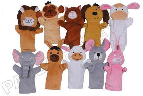 Velvet Animal Hand Puppets