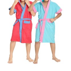 Plain Poly Cotton children bathrobes, Size : Free Size