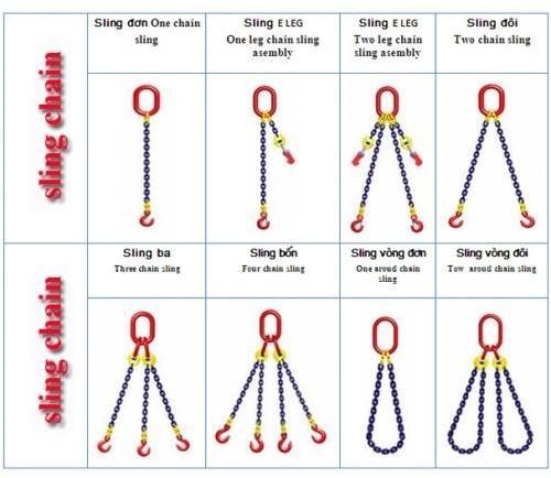 Alloy steel chain sling, Color : Natural