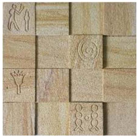Natural Stone Wall Cladding Tiles, Size : Large (12 inch x 12 inch)
