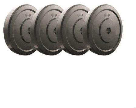 Rubber Dumbbell Weight Plates, Color : Black