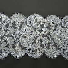 Cotton Trimming Lace, for Fabric Use, Length : 12inch, 18inch, 24inch, 36inch