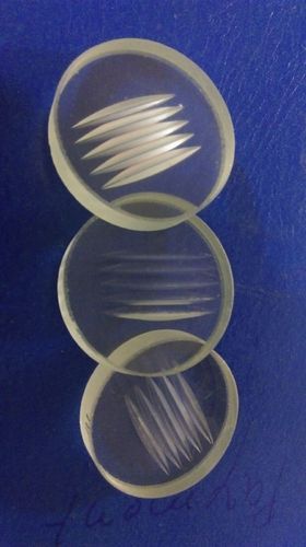 Transparent Reflex Round Toughened Glass