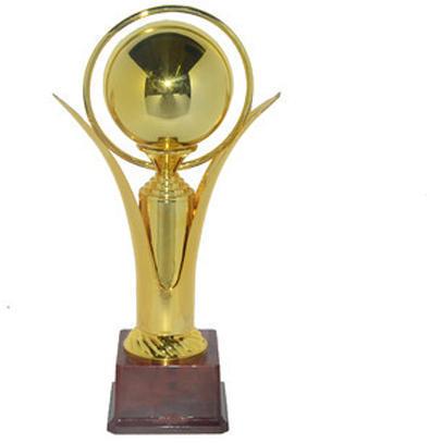 Gold Corporate Award Trophy, Color : Golden, Brown