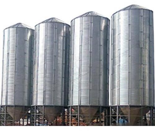 Aluminium Hopper Bottom Silo, Storage Material : Grain