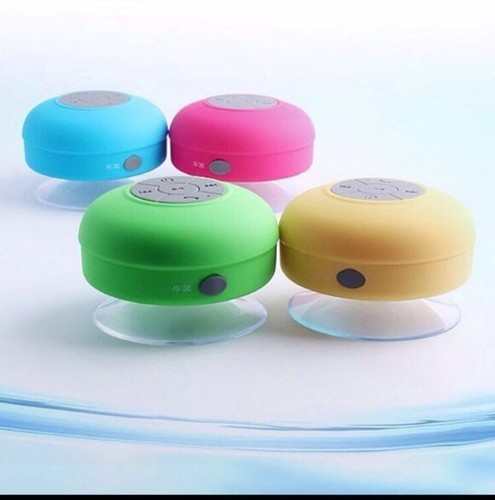 Shower Bluetooth Speaker, Color : Green, Pink, Yellow