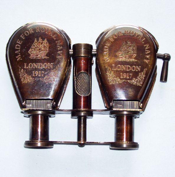 Brass Folding Binocular
