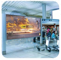Rectangular Airport LED Display, for Advertising, Voltage : 220V