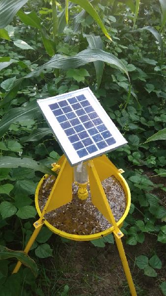 ACTIVE IPM Round ABS Plastic Solar Light Trap- Medium, for Agriculture, Color : Yellow