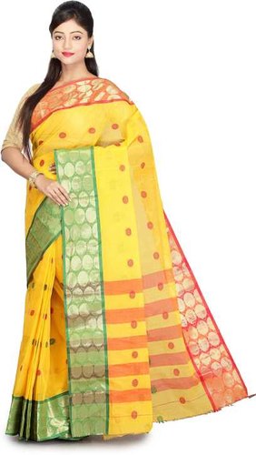 Border tant saree, Occasion : Bridal Wear