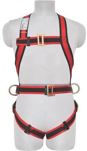 Polyamide Full Body Harness Belt, Color : Black, Red