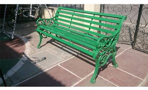 Wrought Iron Garden Bench, Size : 3 seater