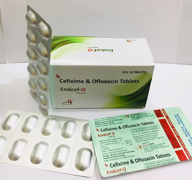 Cefixime & Ofloxacin Tablets, for Clinical, Hospital, Personal, Grade : Medicine Grade