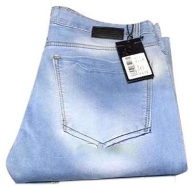 Punit Polyfab Denim Mens Stretch Jeans, Pattern : Plain, Waist Size : 28, 30, 32, 34, 36, 38