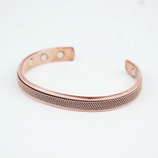 Polished twisted wire Arthritis Copper Bracelet, Gender : Mens, Women