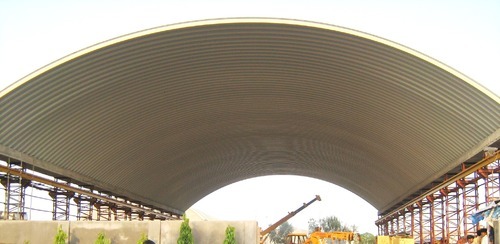 Steel / Stainless Steel Trussless Roof Systems, Feature : Water Proof, Tamper Proof, Corrosion Resistant