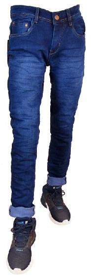 Denim Plain Jeans Dark Blue, Size : 24, 26, 28, 30, 32, 34, 36