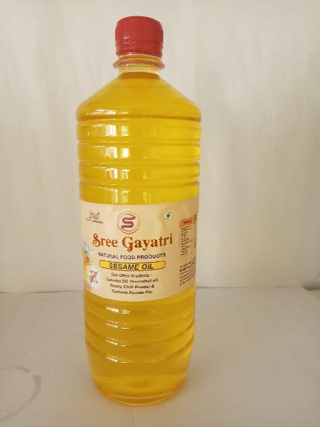 Sri gayatri Natural Pure Sesame Oil, for Cooking, Eating, Certification : FSSAI Certified