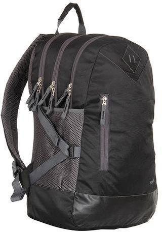 PP Zipper Shoulder Backpack, Color : Black